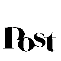 Post Lettering Sticker