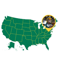 America Virginia Sticker by Norfolk State University