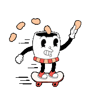 Cartoon Skate Sticker by chrixmorix