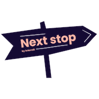 Interrail travel holiday trip train Sticker