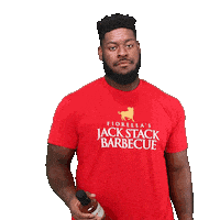 Kansas City Chiefs Football Sticker by Jack Stack Barbecue
