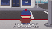 stan marsh street GIF by South Park 