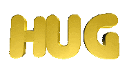 text hug Sticker