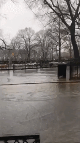 Water Main Break Floods Manhattan Streets, Disrupts Transit