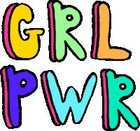 jaceymara feminist girlpower girlboss grlpwr Sticker