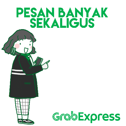 Delivery Send Sticker by Grab Indonesia