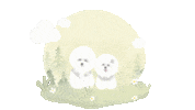 laflairpalette cute dog yuki cutedog tofu Sticker