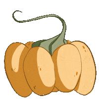lodles halloween fall autumn pumpkin Sticker