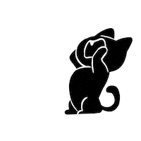 Cat Love Sticker by Bare Tree Media
