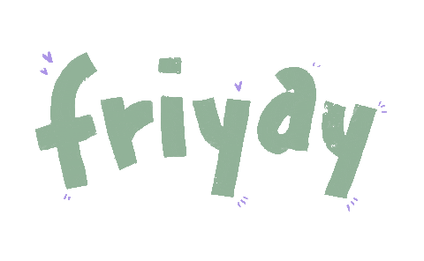lisiviet_illustration giphyupload text friday friyay Sticker