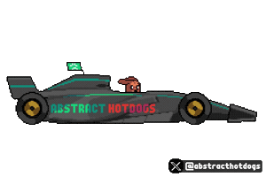 Driving Formula 1 Sticker by HotDogs