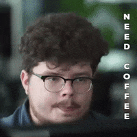 PrimalAgency coffee work face marketing GIF