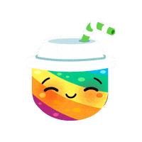 Happy Rainbow Sticker by Piñata Smashlings