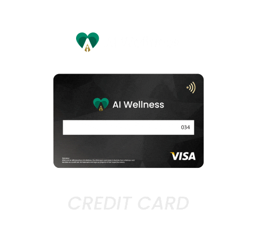Credit Card Sticker by AIWellness
