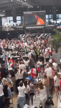 Lionesses Fans in London Celebrate World Cup Goal