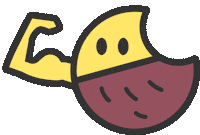Power Muscle Sticker