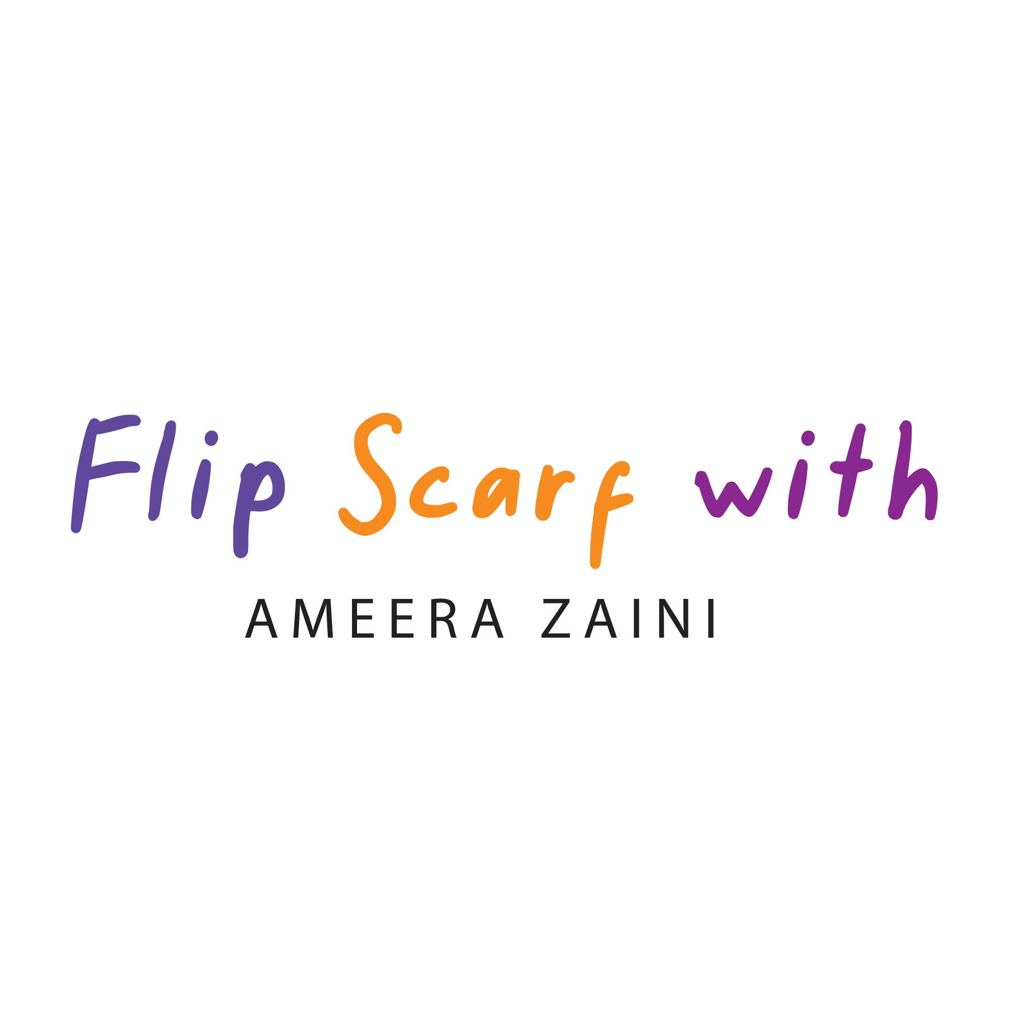 Flip Hijab Sticker by Ameera Zaini