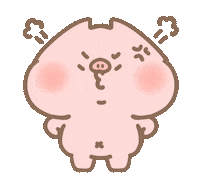 Angry Pig Sticker by 豚豚TunTun