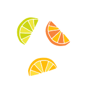 Fruit Citrus Sticker by Moontide Distillery