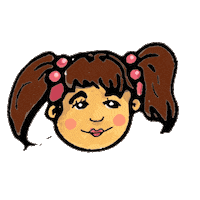 Girl Nina Sticker by Loto Honduras