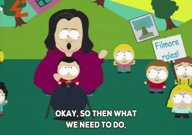 kids teacher GIF by South Park 