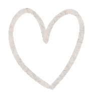 White Heart Sticker