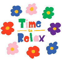 Flower Breathe Sticker