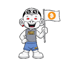 Happy Bitcoin Sticker by Zhot