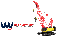 _wy_engenharia_ engenharia carga rigging grua Sticker