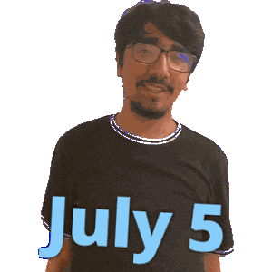 July 5Th Sticker
