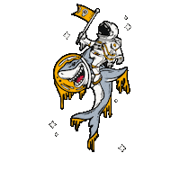 Shark Astronaut Sticker by RealGeek