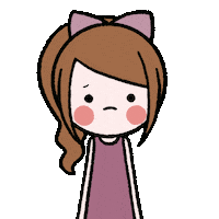 Sad Girl Sticker
