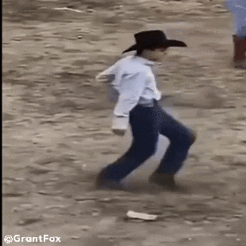 Hoe Down Moon Walk GIF