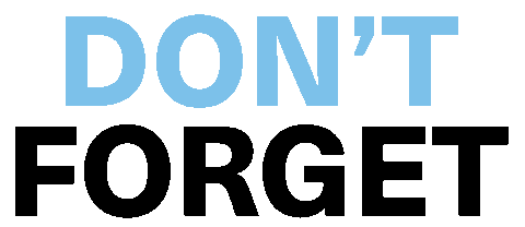 Dontforget Forget Sticker by Organize Communications