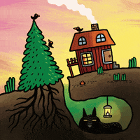 Cabin In The Woods Storm GIF