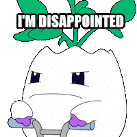 Disappointed No Way Sticker by Magic Eden