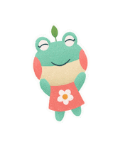 nyanvillager dance flower leaf hooray Sticker