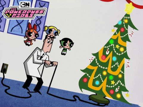 Flickering Merry Christmas GIF by Cartoon Network