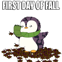 Happy Fall Season Sticker by Pudgy Penguins
