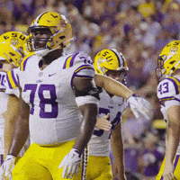 Lsu Football Specialists GIF by LSU Tigers