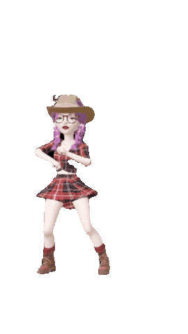 Festa Junina Girl Sticker