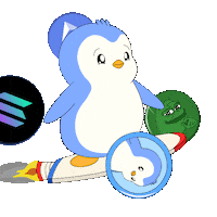 Social Media Penguin Sticker by Pudgy Penguins