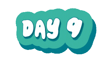 Day 9 Running Sticker