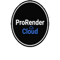 ProRender_Cloud cloud cgi prorender cloud prorender Sticker