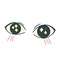 Eyes Wow Sticker