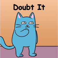Blue Cat Whatever GIF