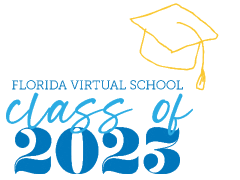 Graduation Class Of 2023 Sticker by Florida Virtual School