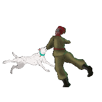 Velaviee fight dog skull evil Sticker