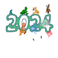 New Year Sticker by Elnaz  Abbasi