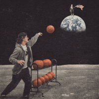 Moon Shot Airball GIF by Jan Metternich